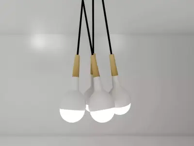 HANGING LIGHT Low-poly 3D model