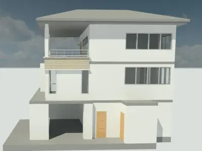simple 3d house  3D print model