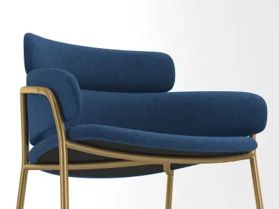 Strike Stool 3D model