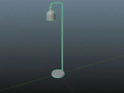 LIGHT FLOOR LAMP 3D model
