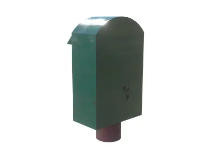 Hong Kong Postbox 3D model
