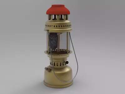 Oil lamps Free 3D model