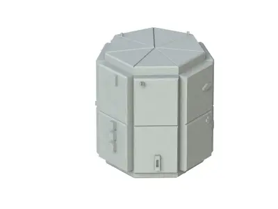 Sci Fi Object No 3336 Low Poly Low-poly 3D model