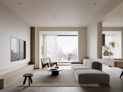apartment interior scenes    3D model 17
