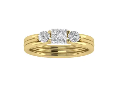 Women Ring  Render 3dm STL OBJ FBX TXT Details 3D print model 33