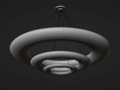 Ceiling lamp Free low-poly 3D model