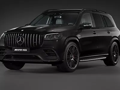2024 Mercedes-Benz GLS 63 AMG 3D model
