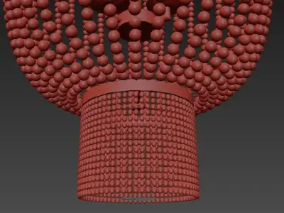 Turquoise Bead 3D model