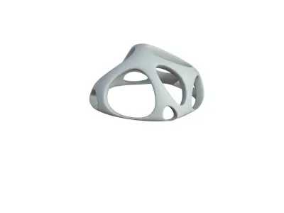 SciFi Cube Object No 47373 Low Poly Shape Low-poly 3D model