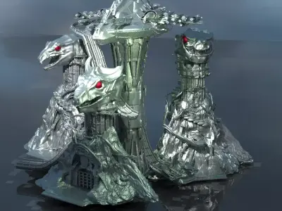 Eternia Inspired Towers of the Dragon full collection  3D model