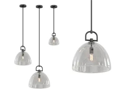 RH Botanist Dome Pendant 3D model