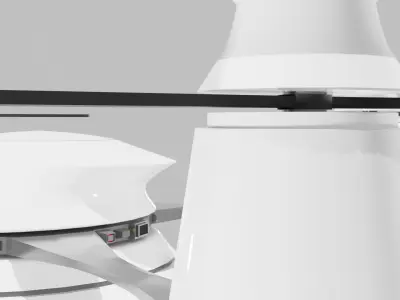 Futuristic Sci-Fi Drone 3D model