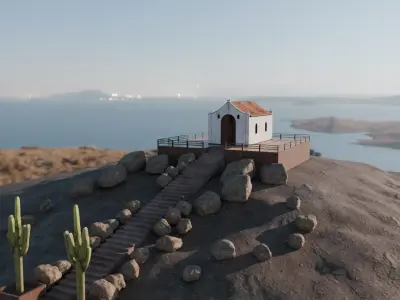 Chapel in Cape Verde 3D model