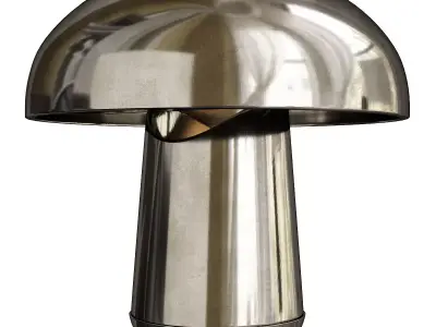 NORDIC MUSHROOM TABLE LAMP Low-poly 3D model