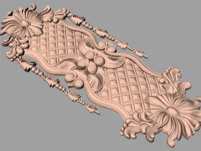 3D carved model furniture 3D design used for artcam aspire E753 3D model
