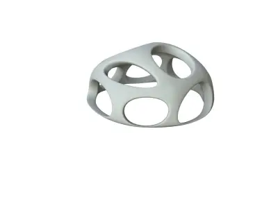 SciFi Cube Object No 54866 Low Poly Shape Low-poly 3D model