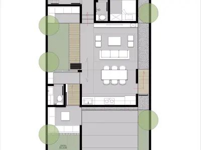 3D Model House Japandi Modern Minimalist Two-Story 3D model