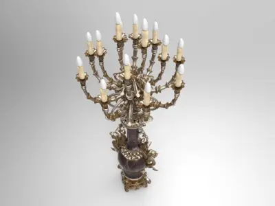 Corner light 3D model