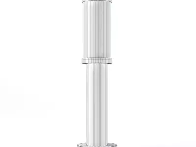 Standing Exterior Lamp 3D Model 3D model