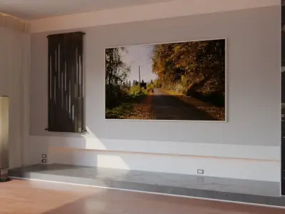 Living room Low-poly 3D model