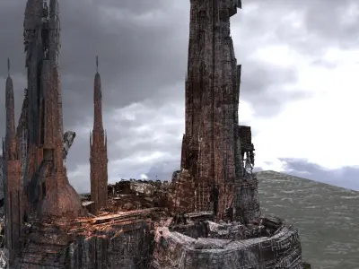 Hoth snow base 3D model