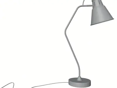 Metal table lamp HG2 3D model