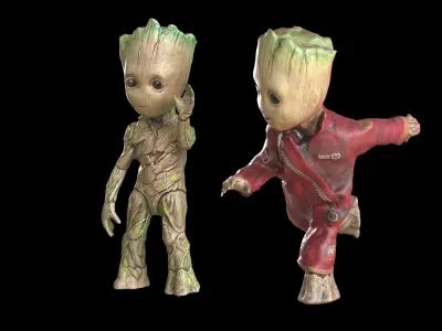 Baby Groot 3D model