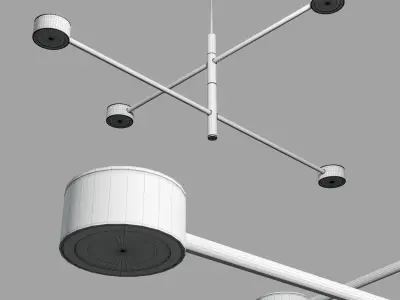Clyde 4 MoodMaker Rail Light 02 Low-poly 3D model