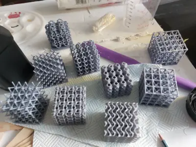 Lattice Generator for Blender Geometry nodes and 3D Printing 3D print model