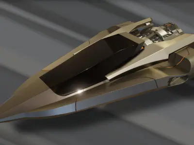 Spaceship MecFlyes 3D model