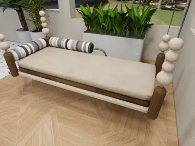 Modern Swing Low-poly 3D model