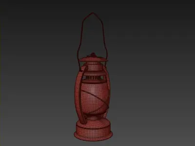 Cartoon Lamp 3D model