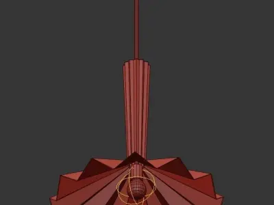 flower pendant 3D model