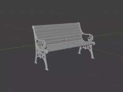 10-Piece Urban Street Props Pack - Game Ready 3D Models 3D model