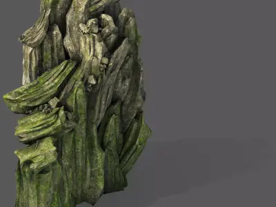 Explore the mountains - Rock 025 3D model