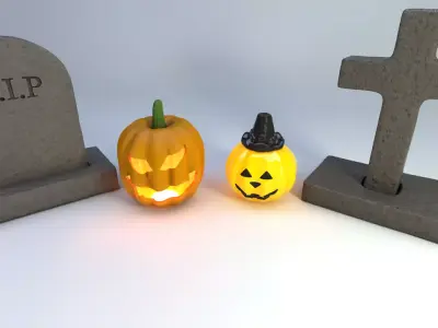 Halloween Mini Pack 3D model