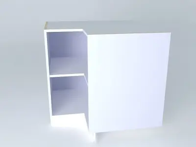 BC0D0DPC cube with light on top Free 3D model