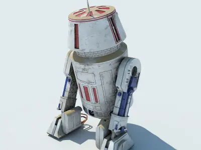 R5-D4  Droid Star Wars 3D model