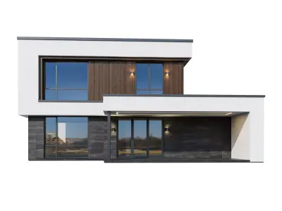 Modern V154 with BLENDER file 3D model