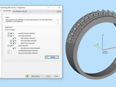 Jewelry ring 149 3D print model
