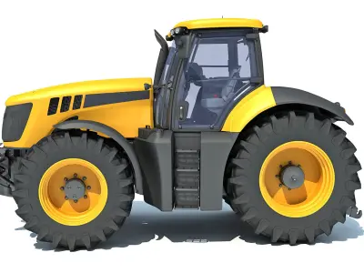 Farm Tractor 3D model