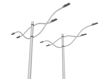 Light Pole - Lamp Post 19 3D model