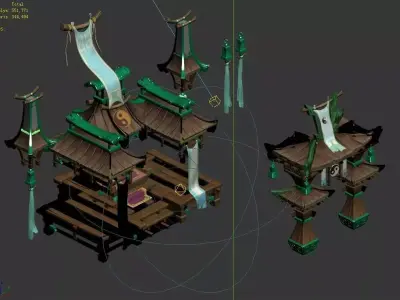 Metaphysics - Daoist - Taigonggong 3D model