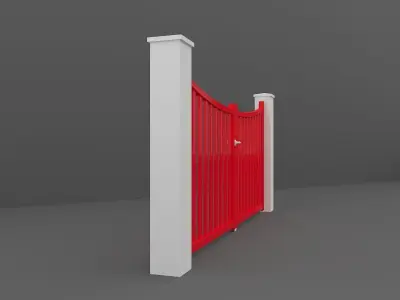 Outdoor Gate  3D model