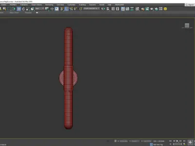 AGNES1 WALL BIG Low-poly 3D model