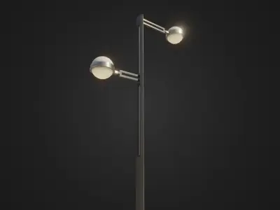 Street Light 22 Low-poly 3D model