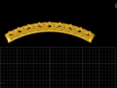 Women kara Indian style madrassi 3D print model 3D print model