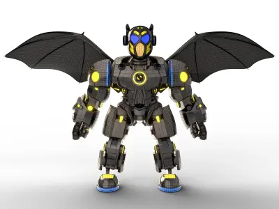 Bat Robot 3D model