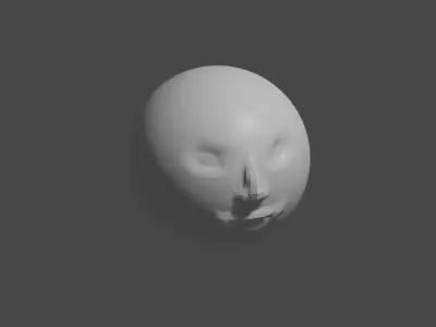 Gesicht face 3D print model