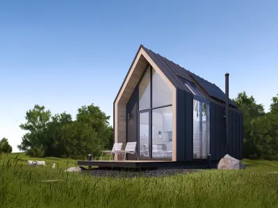 AN27 Tiny House  Architecture PDF and DWG Files 3D model